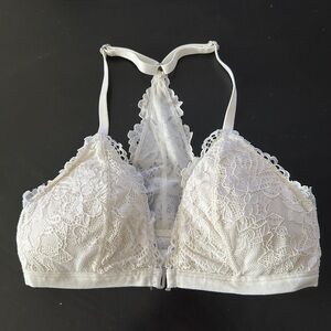 Abercrombie & Fitch White Bralette